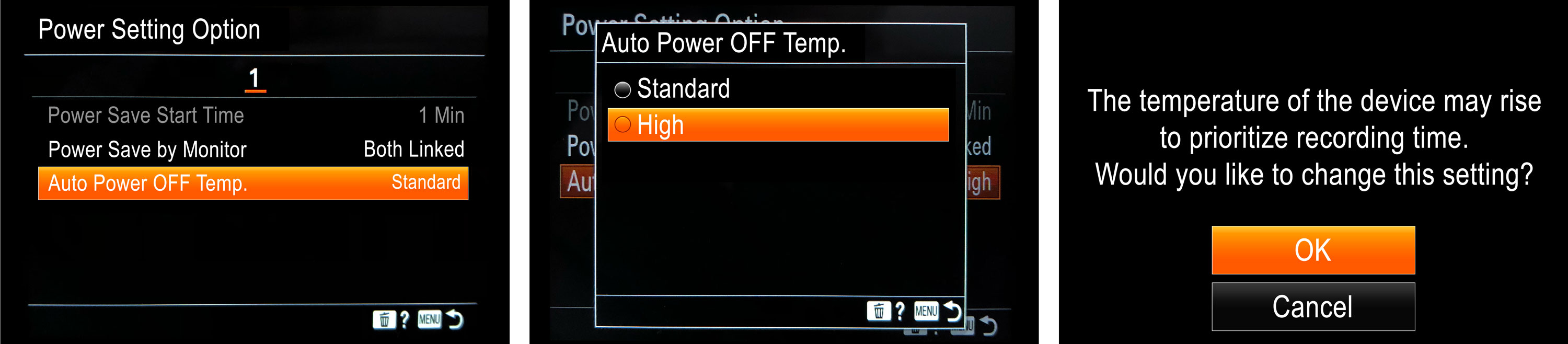 How to avoid ZV-E10 from heating up.