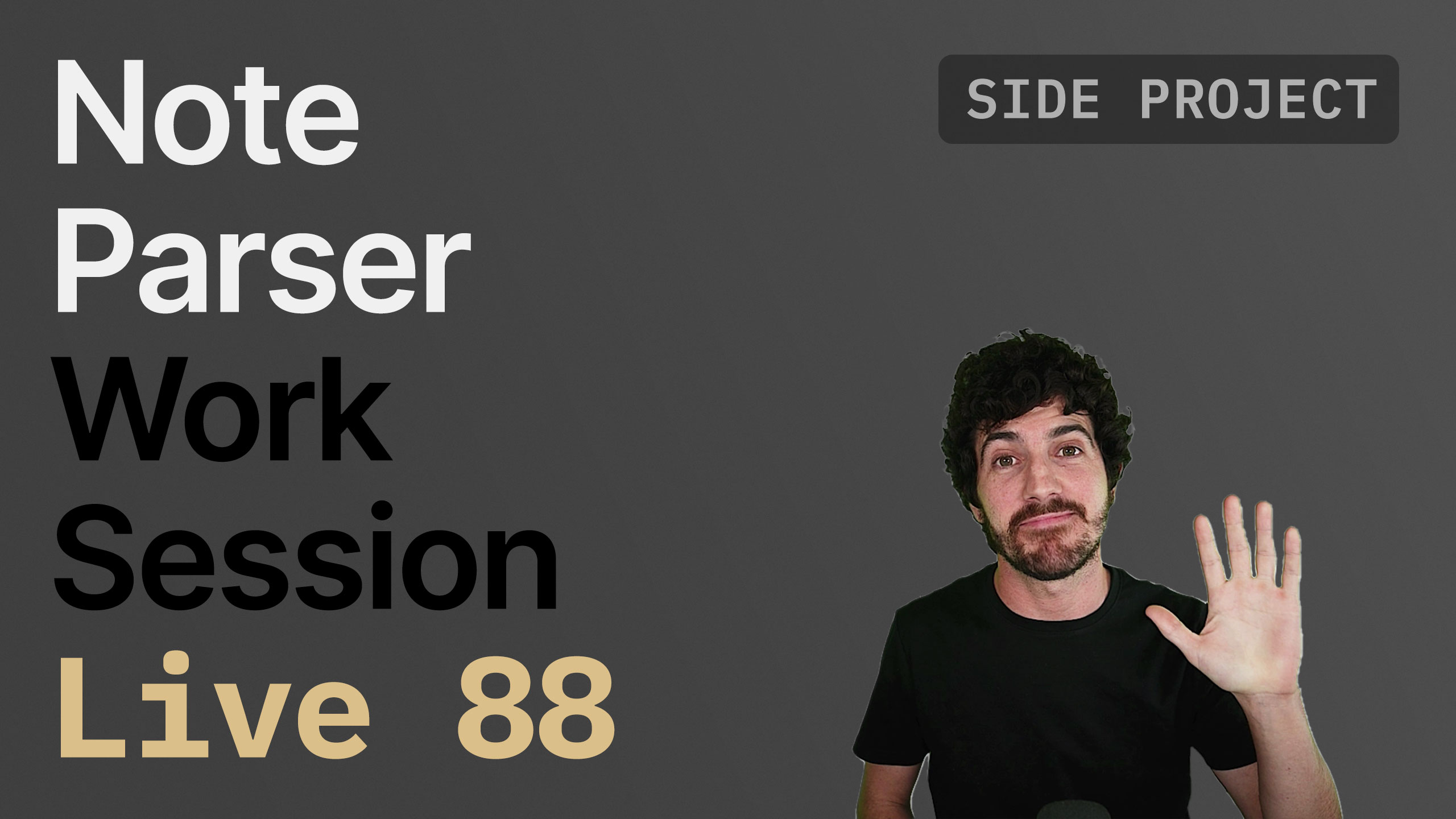 Live 88: Note Parser Development Session, TipTap Extensions & Getting ...